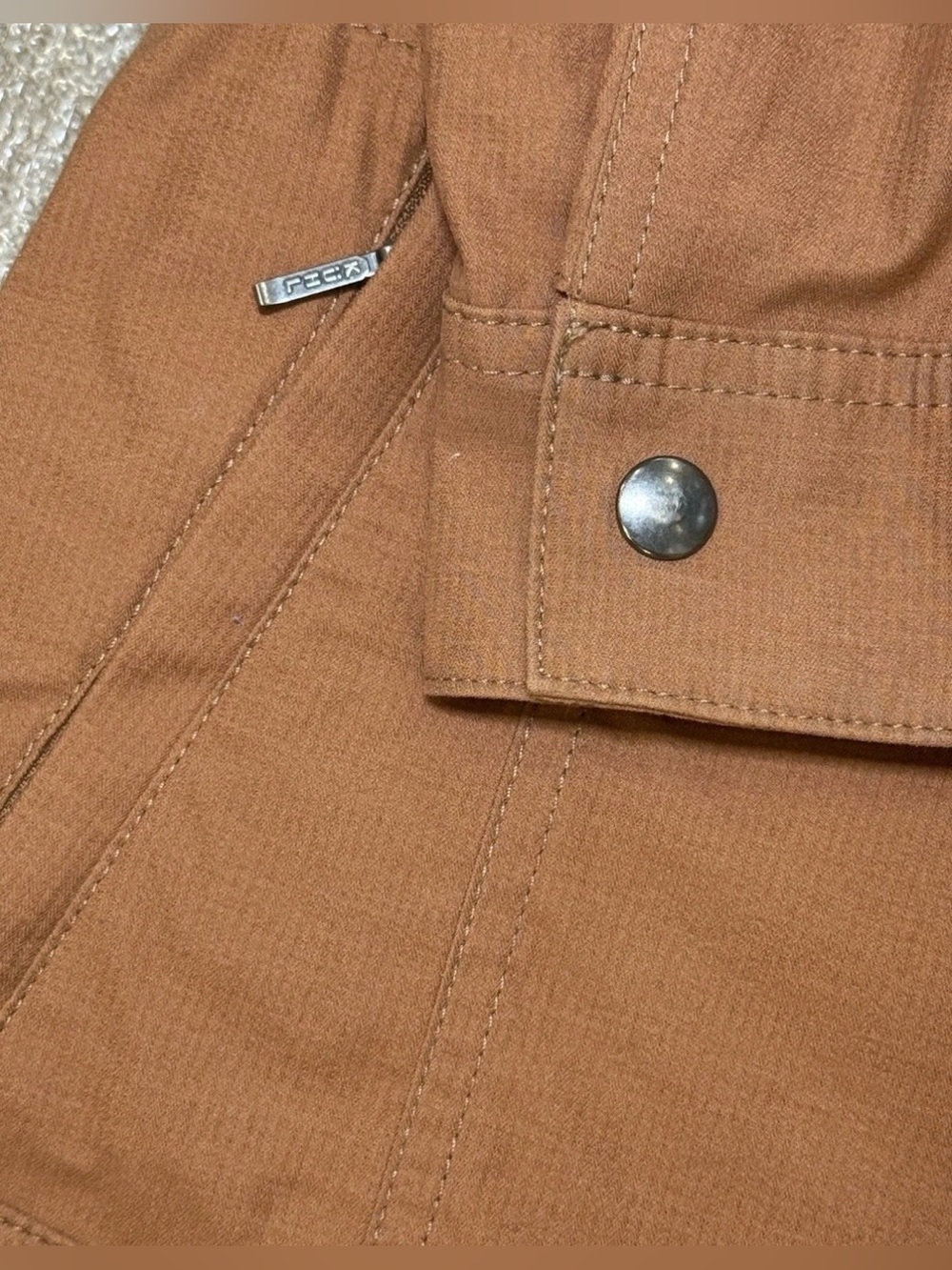 KÜHL Womens Stryka Sz L Flannel Lined Jacket Copper Brown 2155 Outdoor Hiking - Picture 7 of 11